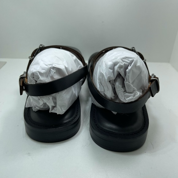 BNIB Patricia Nash leather sandal Black 8 - Picture 5 of 9